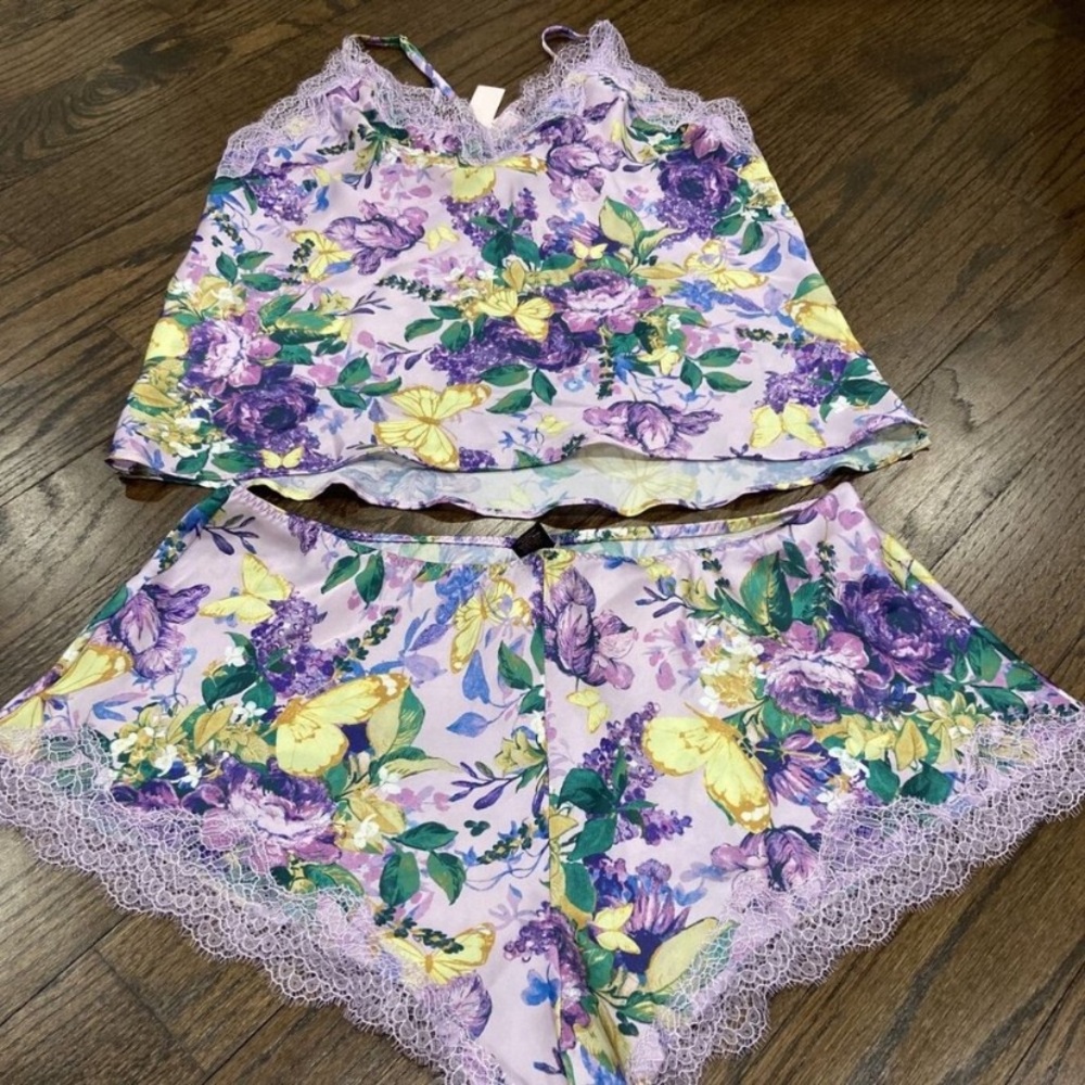 Victoria Secret Floral Camisole Set